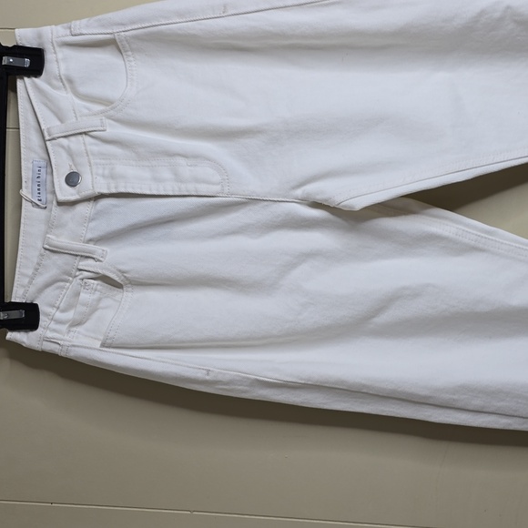 Gianni Bini X Nastia Liukin Anna Denim Straight Leg Feather Detail Jeans 25w - Picture 8 of 12